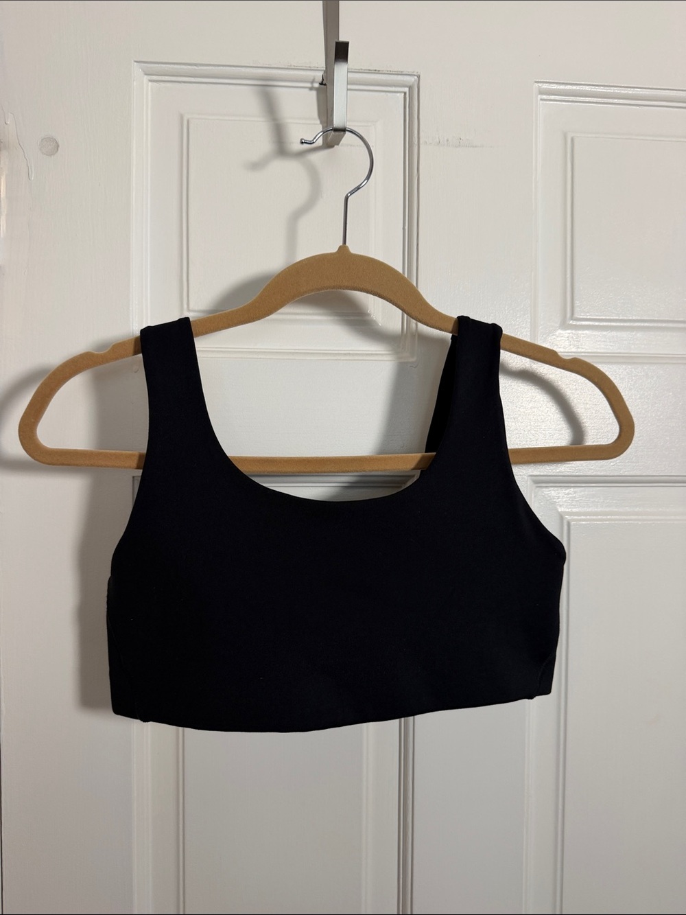 Nike Black Scoop Sports Bra - Women's Supportive Crop